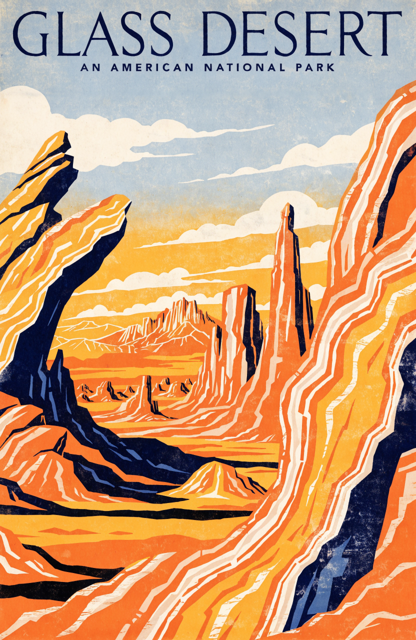 the glass desert